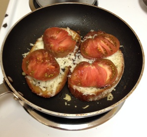 tomatoes on top