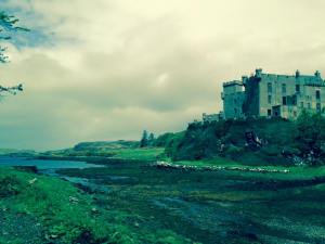 Dunvegan Castle from afar
